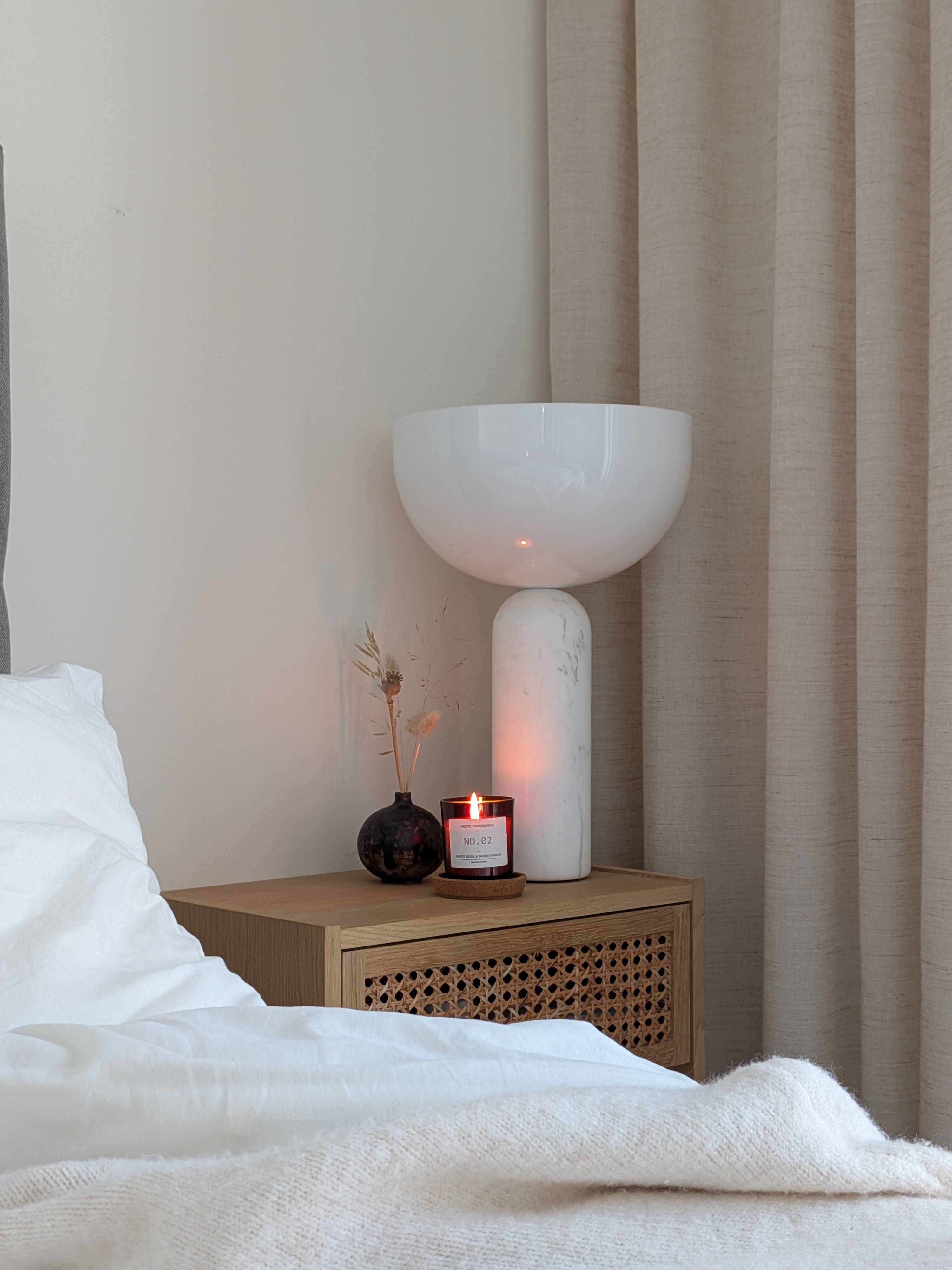 Curated interior design vignette.